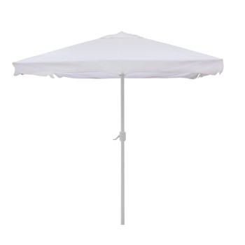 Umbrella 3x3x2,65 m. Aluminum Cream with Crank FK6004