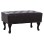 Piano Stool T.Chesterfield EMMA FK226.01 PU dark brown 80x44x39Hcm