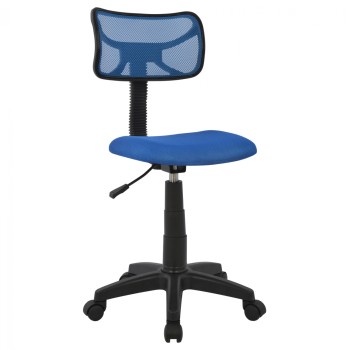 Office chair FK1026.06 blue with mesh fabric 40,5x50,5x91,5 cm.