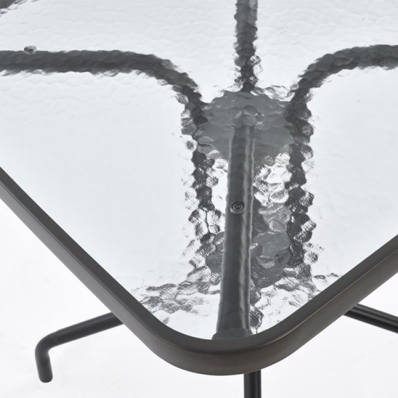 Table Figo metallic Grey 60x60x72 cm FK5035.01