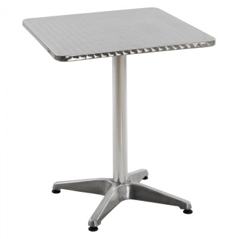 Rectangular Table Frodo Aluminum 60x60x72Η cm  4legs FK5016