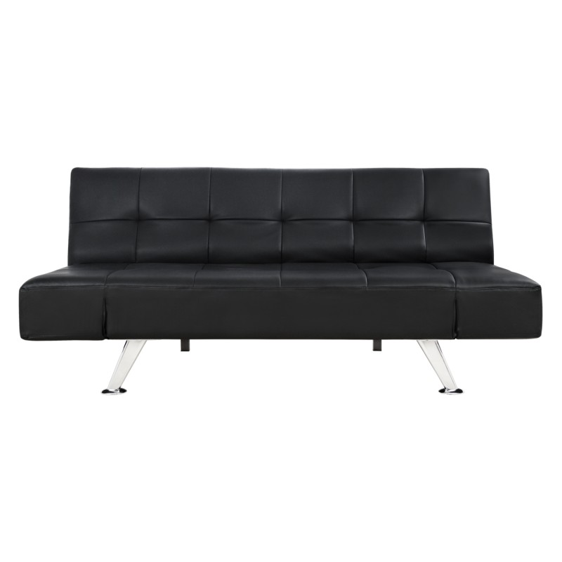 Sofa/Bed FK3001.02 Thom with folding arms Black PU 189x93x82 cm Sofa/Bed FK3001.02 Thom with folding arms Black PU 189x93x82 cm