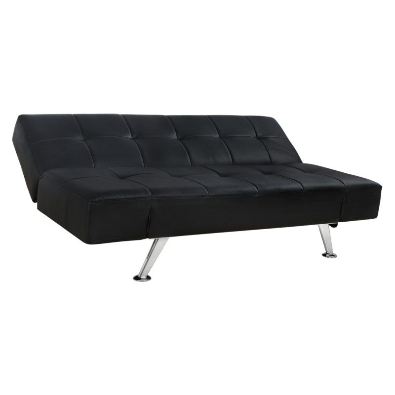 Sofa/Bed FK3001.02 Thom with folding arms Black PU 189x93x82 cm Sofa/Bed FK3001.02 Thom with folding arms Black PU 189x93x82 cm