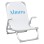 BEACH CHAIR HEAVY DUTY ALUMINUM ALMIRA FK5053.03 WHITE TEXTILENE--HIGH BACKREST 55x71x66Hcm