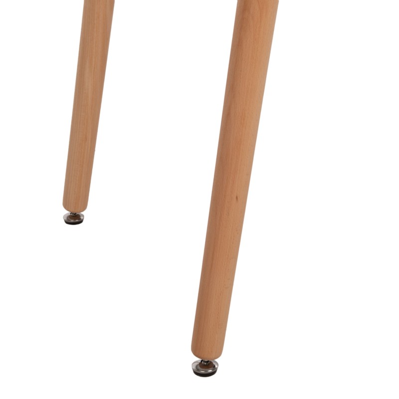Kitchen Table FK008.01 MINIMAL,White MDF, legs BEECH