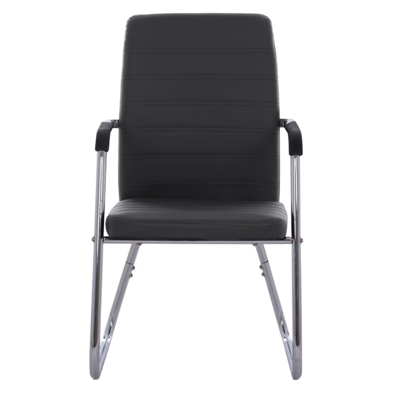 Conference chair FK1021.01 With arms and black PU 54x60x94 cm Conference chair FK1021.01 With arms and black PU 54x60x94 cm
