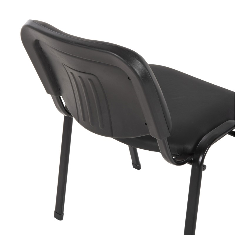 Conference chair FK1010.01 with Black PU 53,5x60x77cm Conference chair FK1010.01 with Black PU 53,5x60x77cm