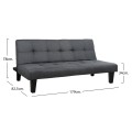 Sofa/Bed FK3000.02 Grey Fabric 180x82.5x78Υ εκ. Sofa/Bed FK3000.02 Grey Fabric 180x82.5x78Υ εκ.