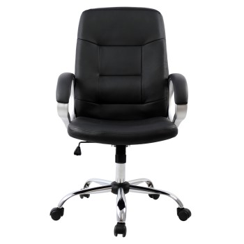 Manager's office chair FK1024.01 with chromed base 64x55x120 cm.