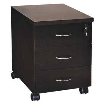 Professional office drawer FK2011.02 wenge with 3 drawers 38X48X53cm