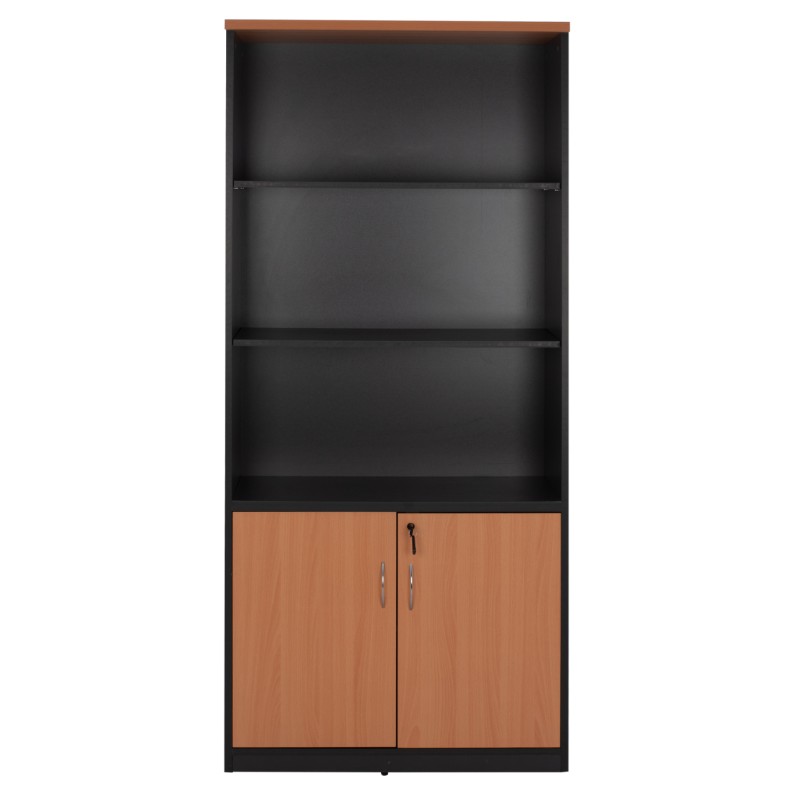 Professional office bookcase FK2014.01 oak color with 2 doors 80Χ39Χ179 Professional office bookcase FK2014.01 oak color with 2 doors 80Χ39Χ179