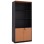 Professional office bookcase FK2014.01 oak color with 2 doors 80Χ39Χ179
