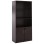 Professional office bookcase FK2014.02 wenge color with 2 doors 80Χ39Χ179