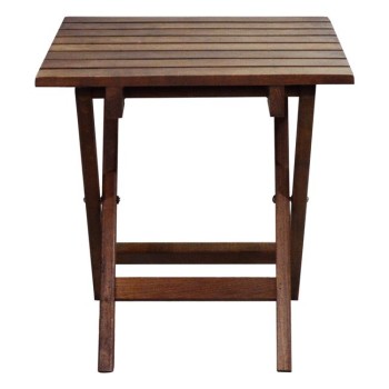 Stool-Table auxiliary Walnut 402 Koli 40x40 Foldable FK288.02 40x40x45 cm