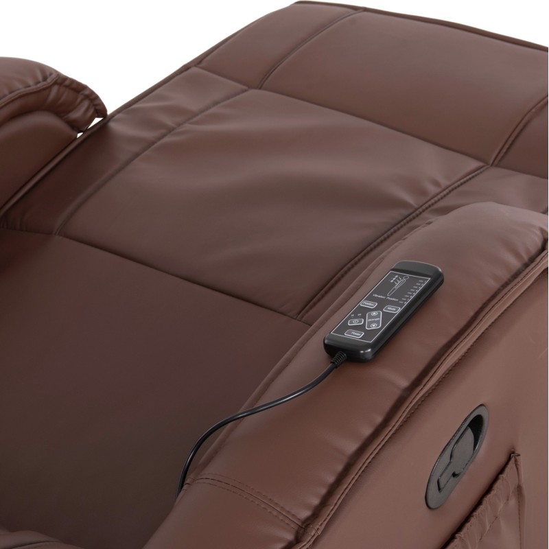 FK0026.03 Armchair ROCCA, massage mechanism, PU brown 80x96x97 cm FK0026.03 Armchair ROCCA, massage mechanism, PU brown 80x96x97 cm