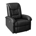 FK0026.01 Armchair Relax, massage mechanism, PU black 88x90x80 cm