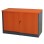 Professional office cabinet FK2012.03 in cherry color 100Χ45Χ69cm