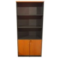 Professional office bookcase FK2014.03 cherry color with 2 doors 80Χ39Χ179cm Professional office bookcase FK2014.03 cherry color with 2 doors 80Χ39Χ179cm