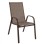 OUTDOOR ARMCHAIR LEON FK5000.02 BROWN METAL FRAME-BROWN TEXTILENE 54x70x93Hcm.