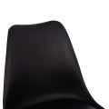 Chair Vegas FK0033.02 wooden legs-black seat 48x49x81Η cm Chair Vegas FK0033.02 wooden legs-black seat 48x49x81Η cm
