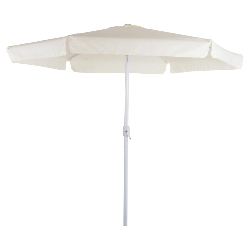 Umbrella D3,00x2,50Μ Aluminum beige color with side panel FK6003 Umbrella D3,00x2,50Μ Aluminum beige color with side panel FK6003