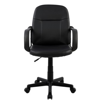 Office chair FK1005 with arms Black PU Office chair FK1005 with arms Black PU