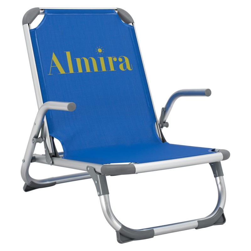 BEACH CHAIR HEAVY DUTY ALUMINUM ALMIRA FK5053.01 BLUE TEXTILENE--HIGH BACKREST 55x71x66Hcm BEACH CHAIR HEAVY DUTY ALUMINUM ALMIRA FK5053.01 BLUE TEXTILENE--HIGH BACKREST 55x71x66Hcm