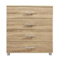 Drawer FK2204.02 with 4 Drawers 75x40x83H Sonama Melamine Drawer FK2204.02 with 4 Drawers 75x40x83H Sonama Melamine