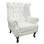 Armchair Chesterfield-type, Polina, FK0053.02, PU White 83x75x107 cm