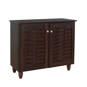 Shoe Cabinet Wooden FK2208.01 Wenge 77x34x67.5Hcm.