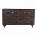 Shoe Cabinet Wooden 3 doors FK2211.01 Wenge 114x34x68 Shoe Cabinet Wooden 3 doors FK2211.01 Wenge 114x34x68