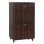 Shoe Cabinet Wooden 4 doors FK2210.01 Wenge 77x34x123