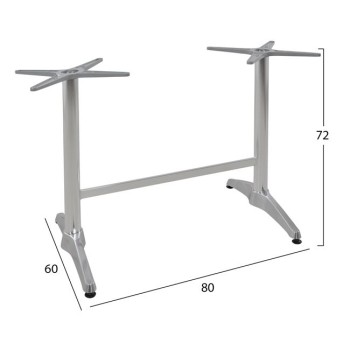 Aluminum base Double Crossed 48x48cm FK404 Aluminum base Double Crossed 48x48cm FK404