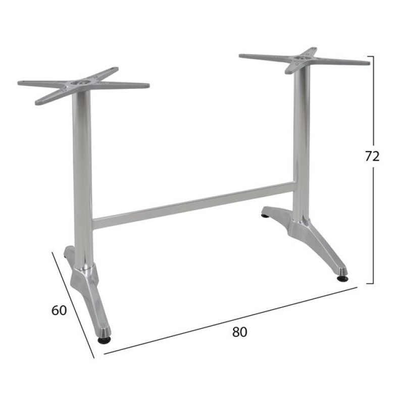 Aluminum base Double Crossed 48x48cm FK404 Aluminum base Double Crossed 48x48cm FK404