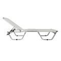 Professional Sunbed Aluminum FK5071.03 White 195x53-60x30 cm Professional Sunbed Aluminum FK5071.03 White 195x53-60x30 cm