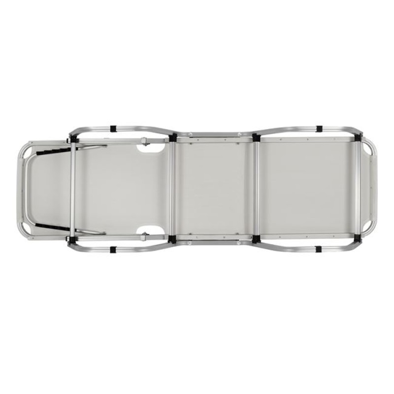 Professional Sunbed Aluminum FK5071.03 White 195x53-60x30 cm Professional Sunbed Aluminum FK5071.03 White 195x53-60x30 cm