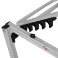 Professional Sunbed Aluminum FK5071.03 White 195x53-60x30 cm Professional Sunbed Aluminum FK5071.03 White 195x53-60x30 cm