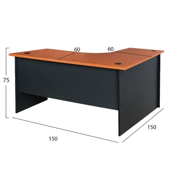 Proffesional office corner 150x150Χ75 FK2019.02 Cherry color Proffesional office corner 150x150Χ75 FK2019.02 Cherry color