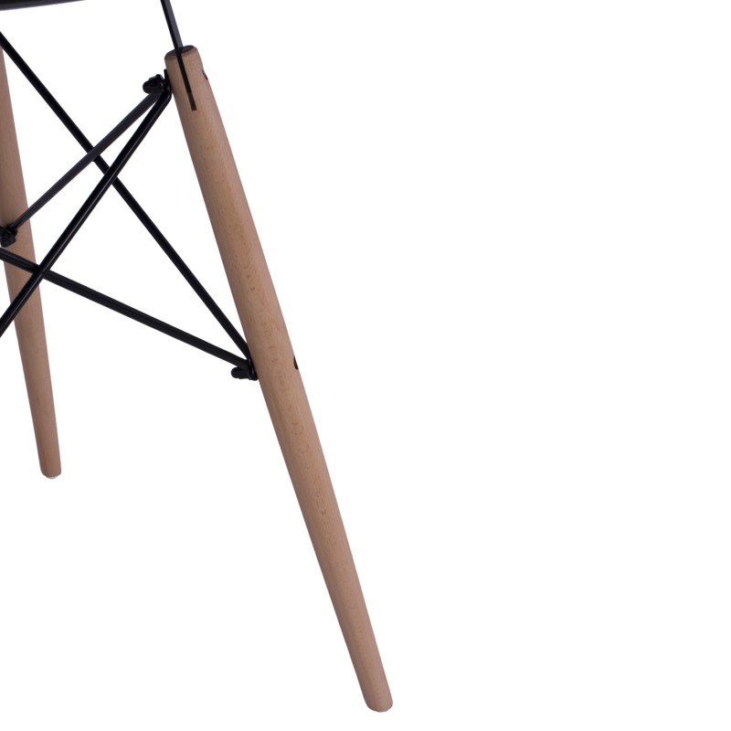 DINING TABLE ROUND MINIMAL FK0060.02 MDF IN BLACK COLOR-BEECH WOOD LEGS IN NATURAL COLOR Φ60Χ72Hcm. DINING TABLE ROUND MINIMAL FK0060.02 MDF IN BLACK COLOR-BEECH WOOD LEGS IN NATURAL COLOR Φ60Χ72Hcm.