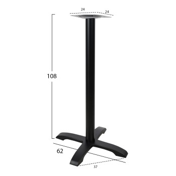 Cast Iron base Bar Black 62x62x108 FK417 Cast Iron base Bar Black 62x62x108 FK417