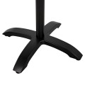 Cast Iron base Bar Black 62x62x108 FK417
