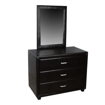 Dressing Table with Mirror Jazz PU Brown FK534.01 97x53.5x159cm