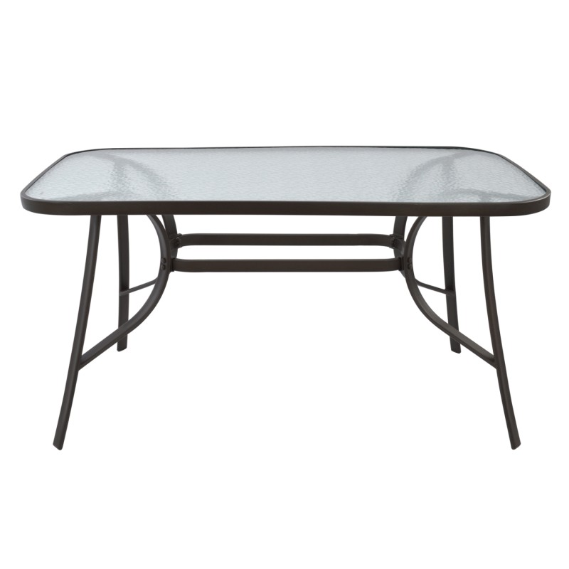 Table Bruno Metallic Brown 140Χ80Χ72 FK5106.02 Table Bruno Metallic Brown 140Χ80Χ72 FK5106.02