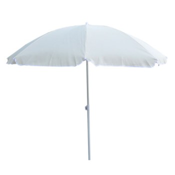 Umbrella for the beach Fiberglass Rays 2m FK6015.01 White