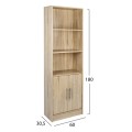 Melamine bookcase ENSLEY FK2027.02 sonama 60x30x180 Melamine bookcase ENSLEY FK2027.02 sonama 60x30x180