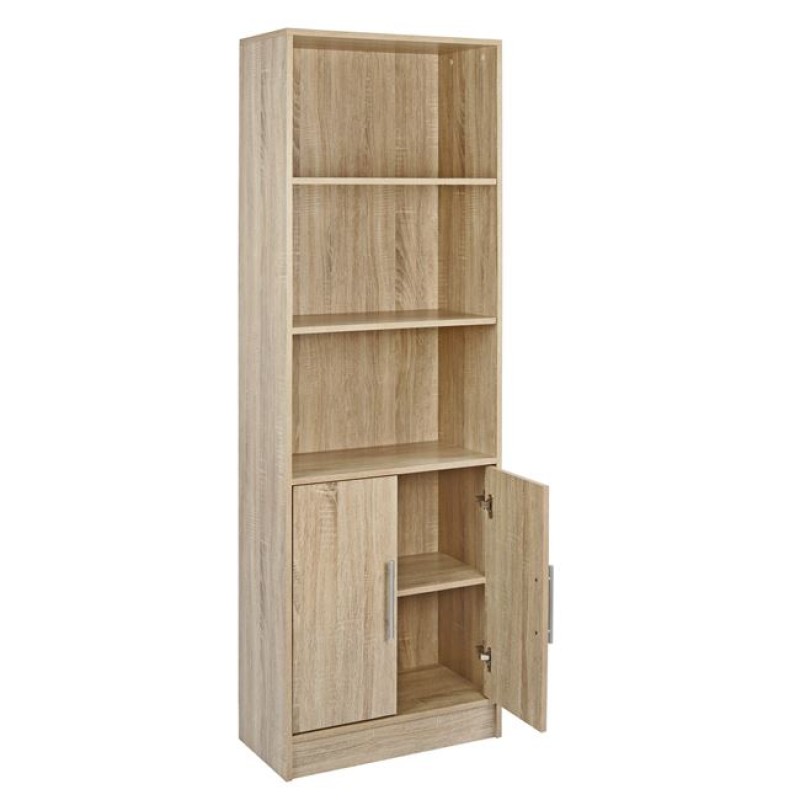 Melamine bookcase ENSLEY FK2027.02 sonama 60x30x180 Melamine bookcase ENSLEY FK2027.02 sonama 60x30x180