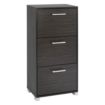 Shoe Cabinet Wooden FK2221.01 Zebrano 3Places 62x24x110