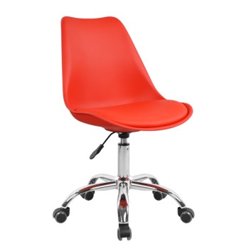 Office chair Vegas FK1052.07 Red 48x56x95Η cm