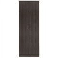 Wardrobe 2 Door with 3 Selves FK337.01 Zebrano 60x42x180 Wardrobe 2 Door with 3 Selves FK337.01 Zebrano 60x42x180