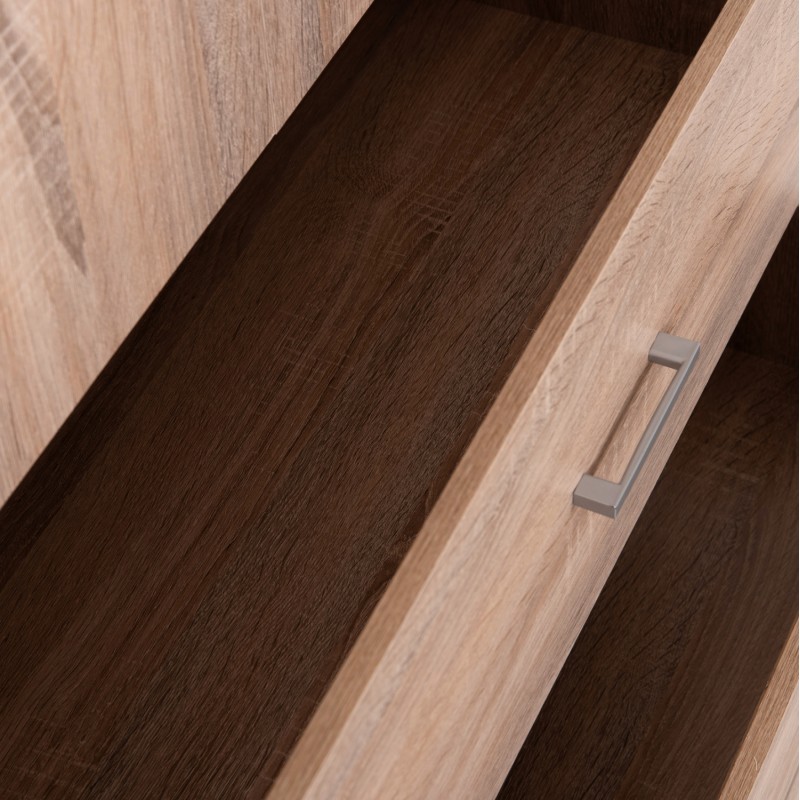 Wardrobe 2 Door with 2 drawers FK338.02 Sonama 80x41.5x180Ηcm. Wardrobe 2 Door with 2 drawers FK338.02 Sonama 80x41.5x180Ηcm.